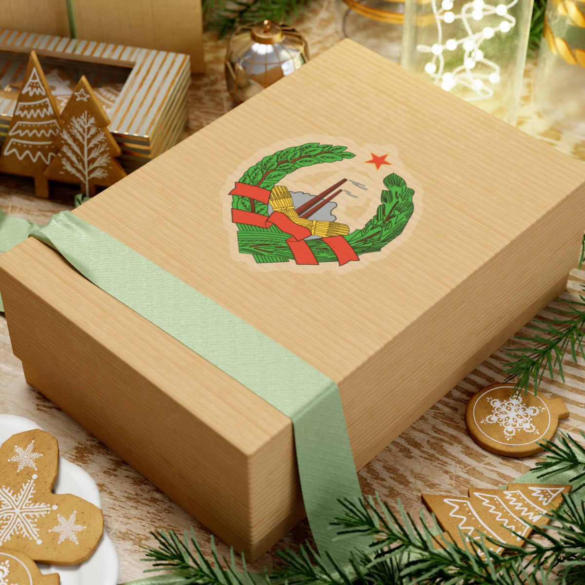 Coat of Arms of the Socialist Republic of Bosnia and Herzegovina - STICKER Vinyl Kiss-Cut Decal