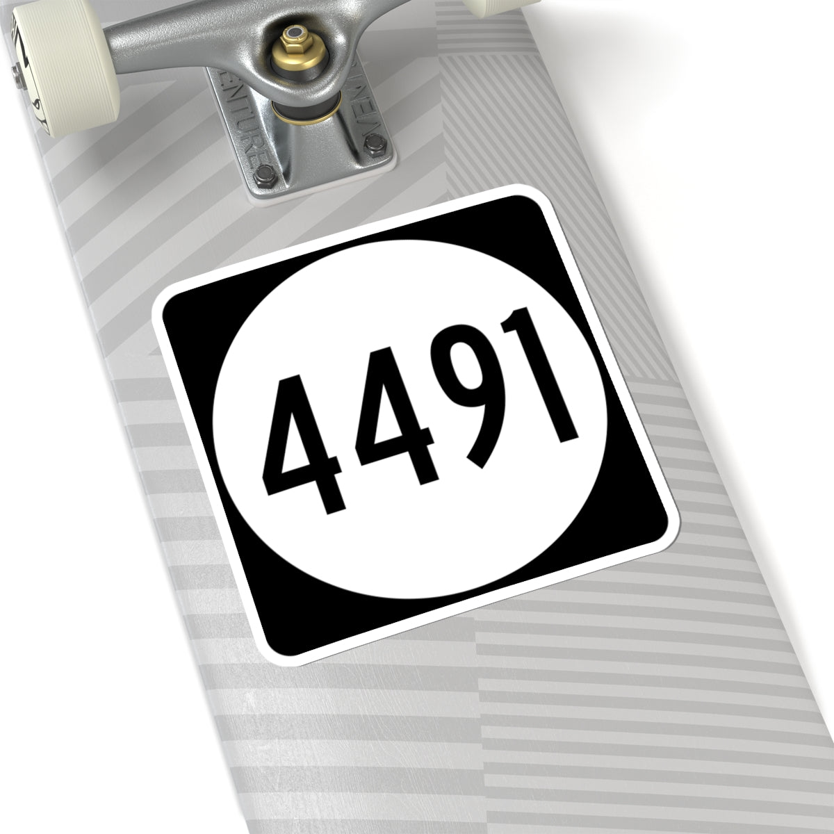 PR tertiary 4491 (Puerto Rico) (Road Sign) STICKER Vinyl Kiss-Cut Decal