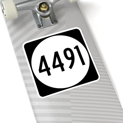 PR tertiary 4491 (Puerto Rico) (Road Sign) STICKER Vinyl Kiss-Cut Decal