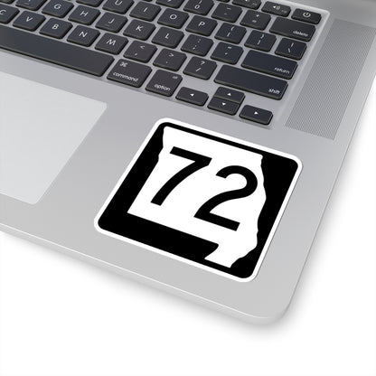 MO-72 (Missouri) (Road Sign) STICKER Vinyl Kiss-Cut Decal