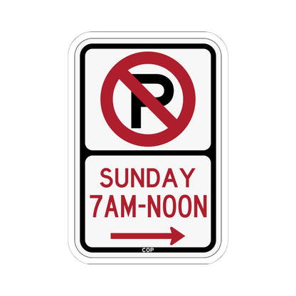 PBOT Road sign P1265R (Oregon) (Road Sign) STICKER Vinyl Kiss-Cut Decal