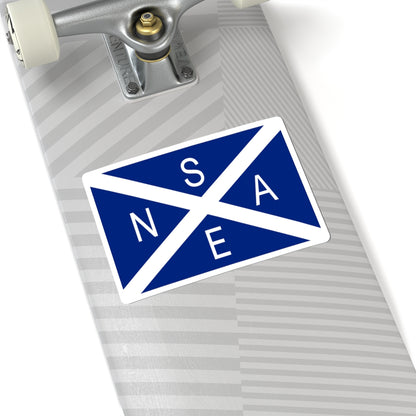 National Scottish Antarctic Expedition Flag (Scotland) STICKER Vinyl Kiss-Cut Decal