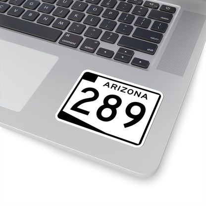 Arizona 289 (Arizona) (Road Sign) STICKER Vinyl Kiss-Cut Decal
