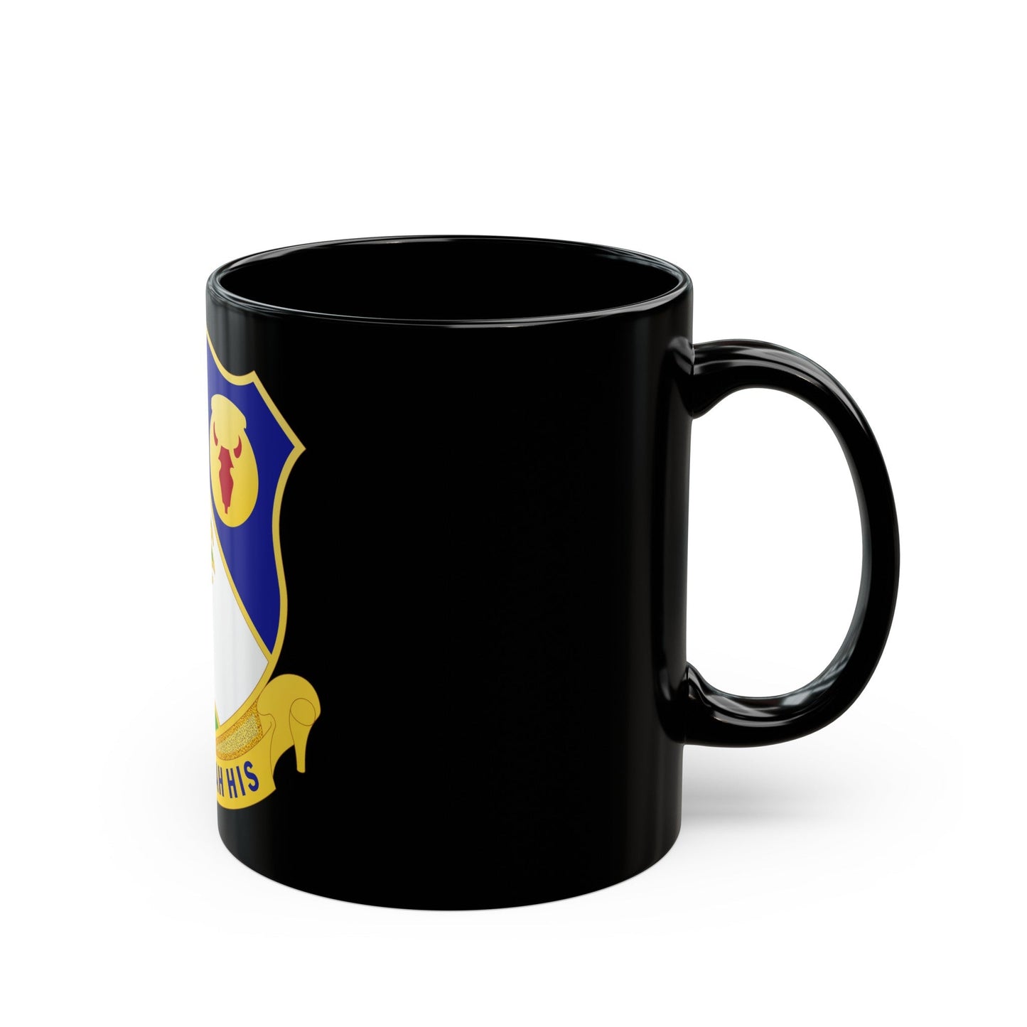 134th Cavalry Regiment (U.S. Army) Black Coffee Mug-The Sticker Space