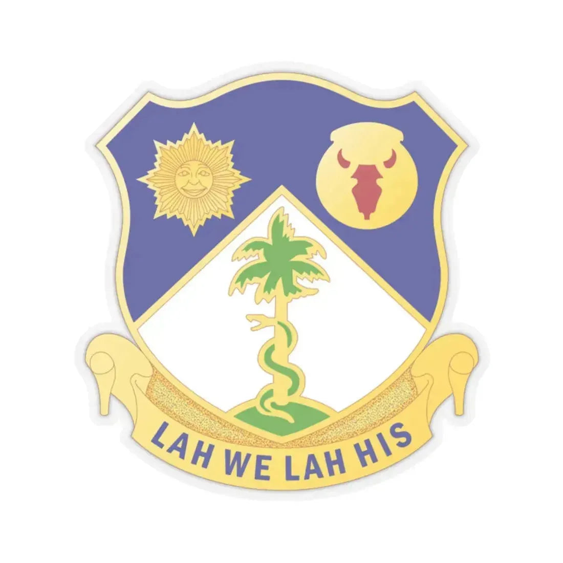 134th Cavalry Regiment (U.S. Army) STICKER Vinyl Kiss-Cut Decal 2 Inch Transparent - The Sticker Space