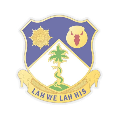 134th Cavalry Regiment (U.S. Army) STICKER Vinyl Kiss-Cut Decal 3 Inch Transparent - The Sticker Space