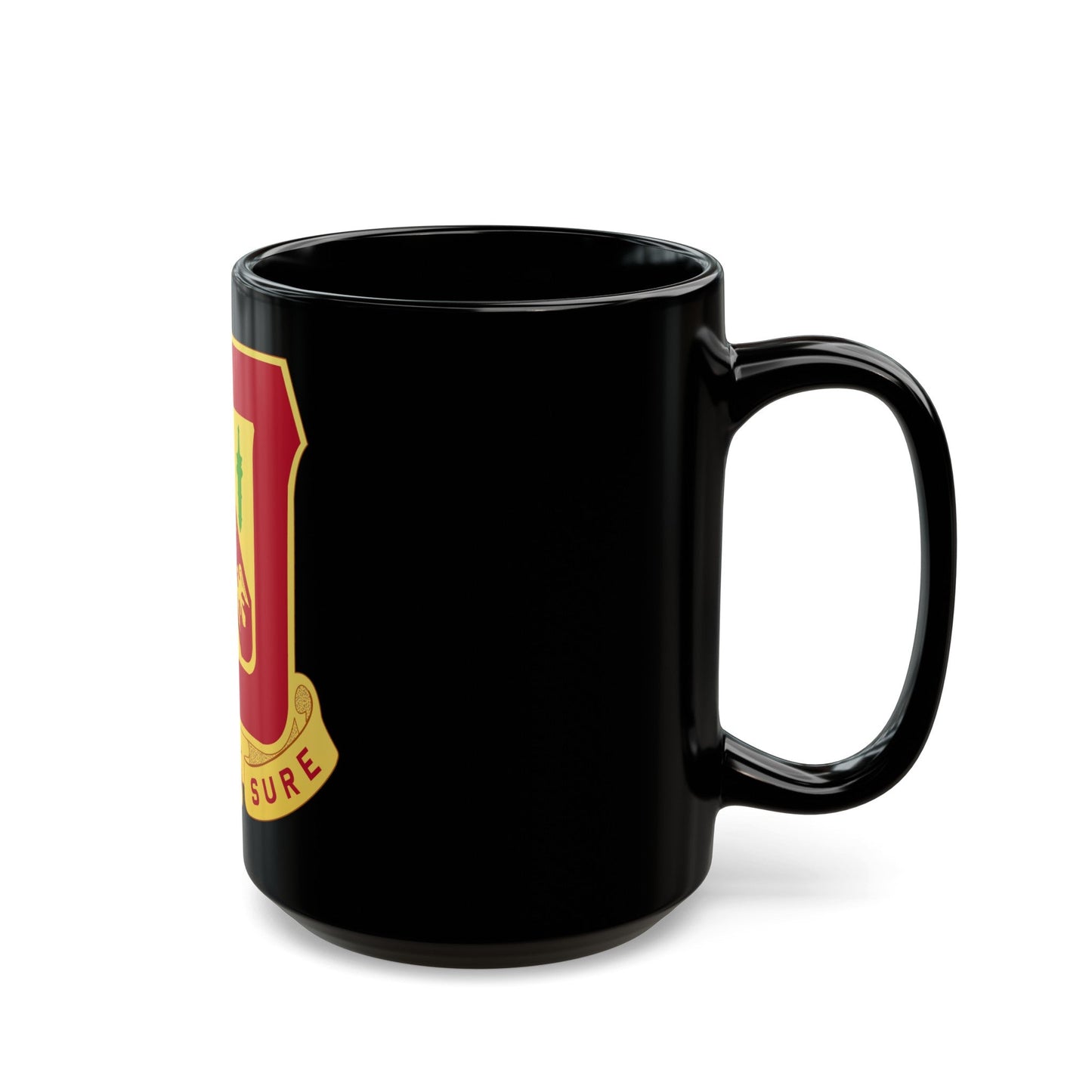 134th Field Artillery Battalion (U.S. Army) Black Coffee Mug-The Sticker Space