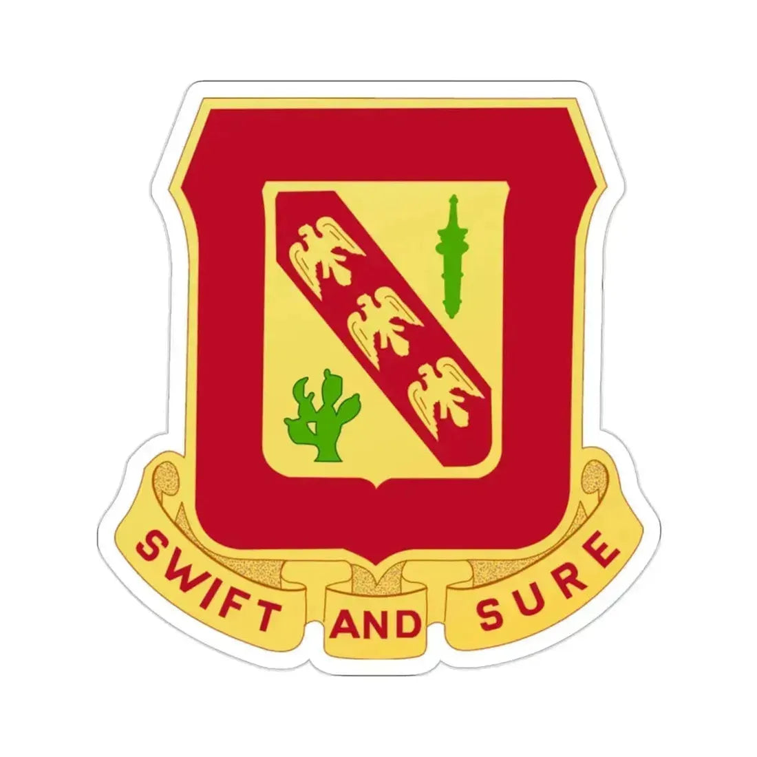 134th Field Artillery Battalion (U.S. Army) STICKER Vinyl Die-Cut Decal 2 Inch - The Sticker Space