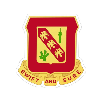 134th Field Artillery Battalion (U.S. Army) Transparent STICKER Die-Cut Vinyl Decal - The Sticker Space