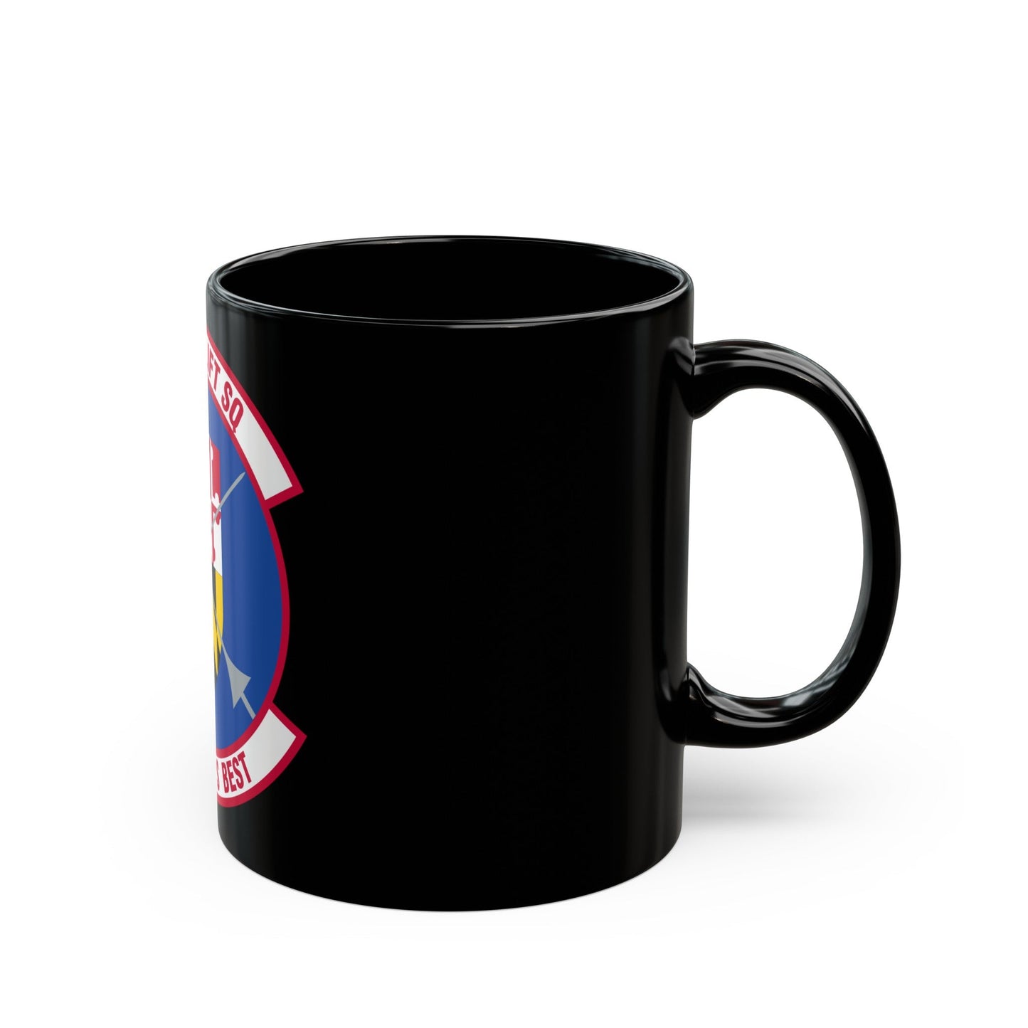 135 Airlift Squadron (U.S. Air Force) Black Coffee Mug-The Sticker Space