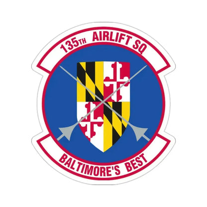 135 Airlift Squadron (U.S. Air Force) STICKER Vinyl Die-Cut Decal 2 Inch - The Sticker Space