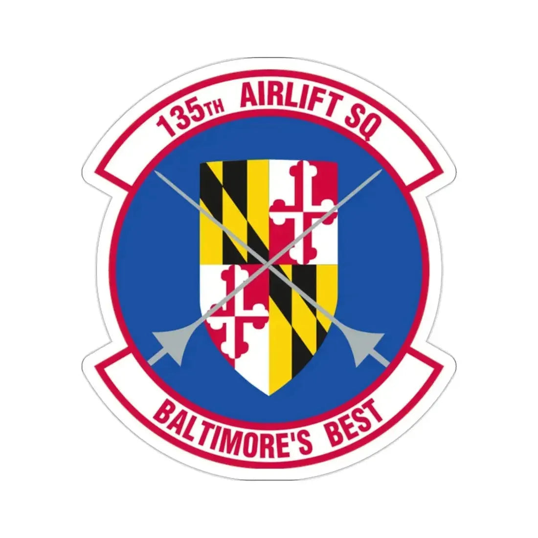 135 Airlift Squadron (U.S. Air Force) STICKER Vinyl Die-Cut Decal - The Sticker Space