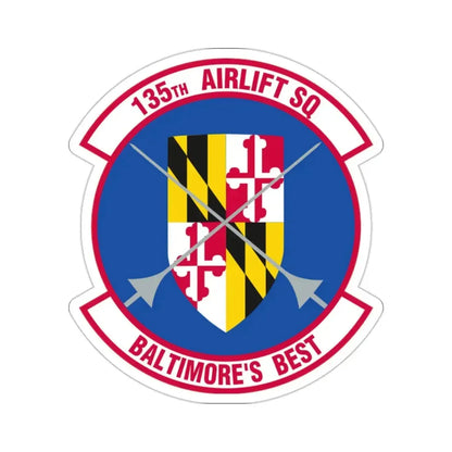 135 Airlift Squadron (U.S. Air Force) STICKER Vinyl Die-Cut Decal - The Sticker Space