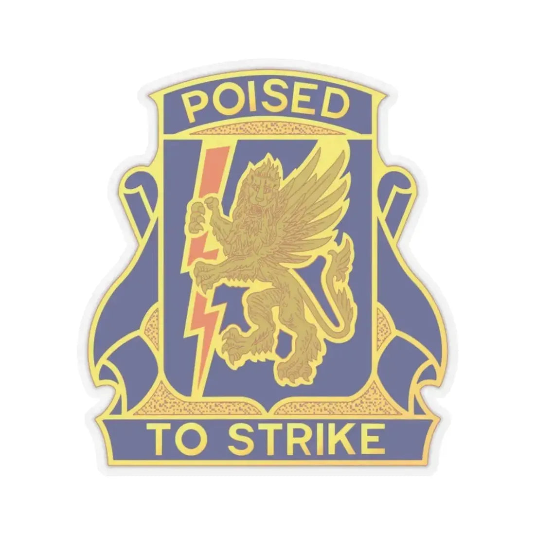 135 Aviation Regiment (U.S. Army) STICKER Vinyl Kiss-Cut Decal 3 Inch Transparent - The Sticker Space