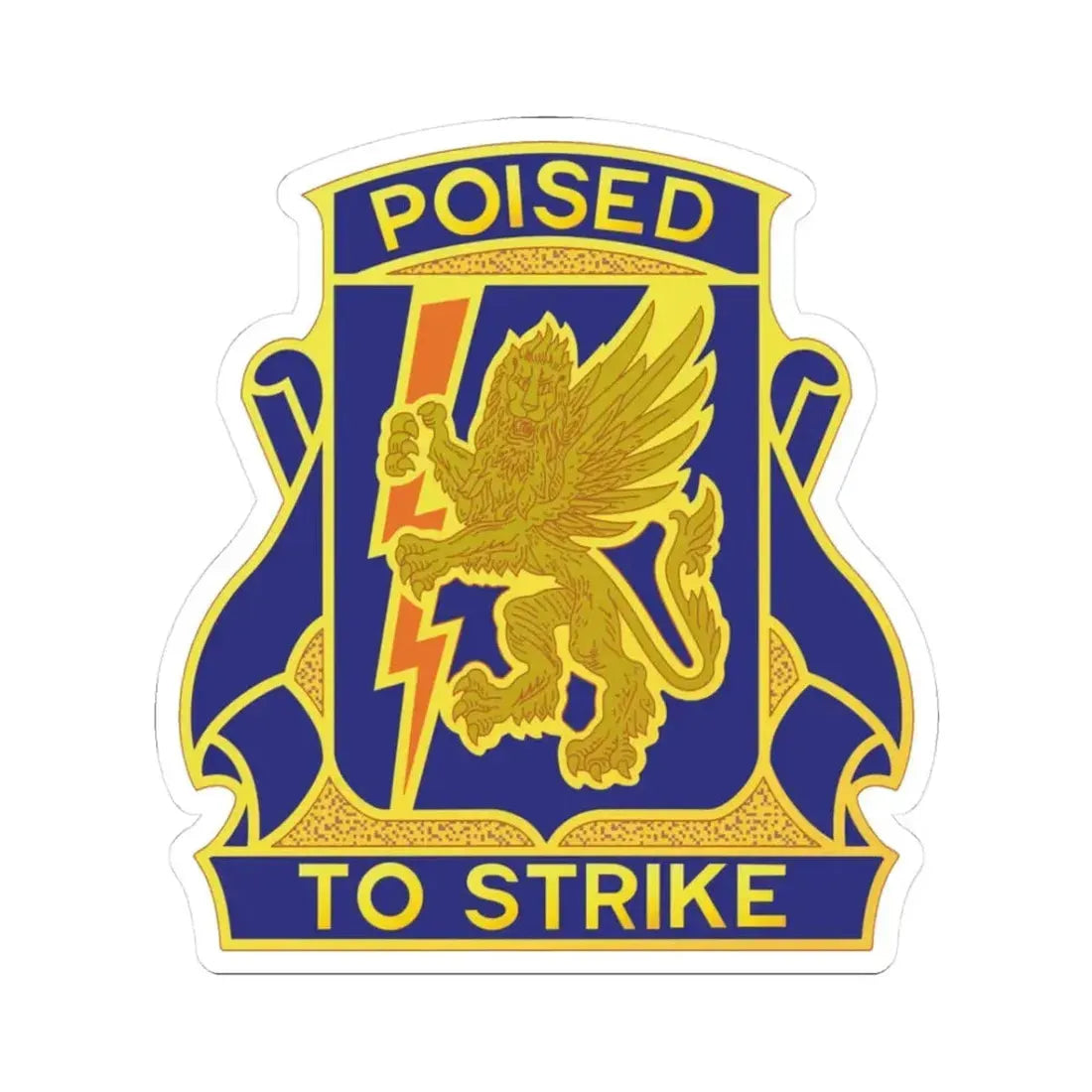 135 Aviation Regiment (U.S. Army) STICKER Vinyl Kiss-Cut Decal 3 Inch White - The Sticker Space