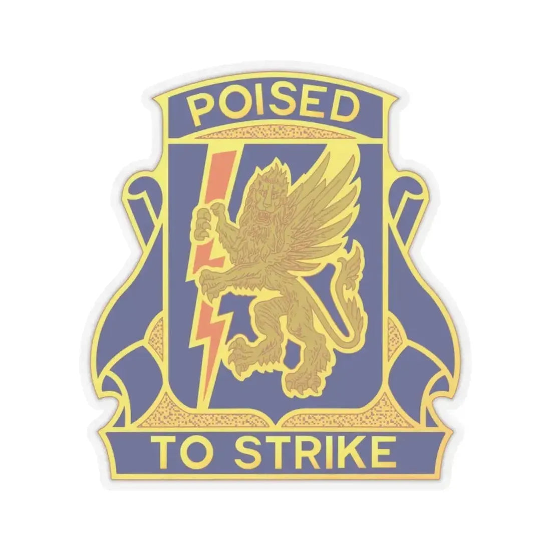 135 Aviation Regiment (U.S. Army) STICKER Vinyl Kiss-Cut Decal 6 Inch Transparent - The Sticker Space