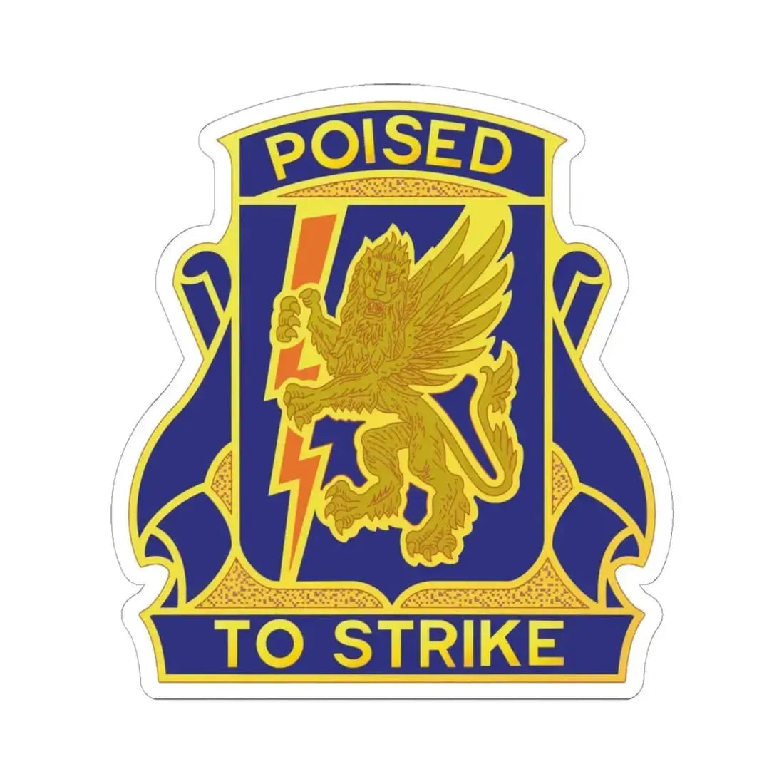 135 Aviation Regiment (U.S. Army) STICKER Vinyl Kiss-Cut Decal 6 Inch White - The Sticker Space