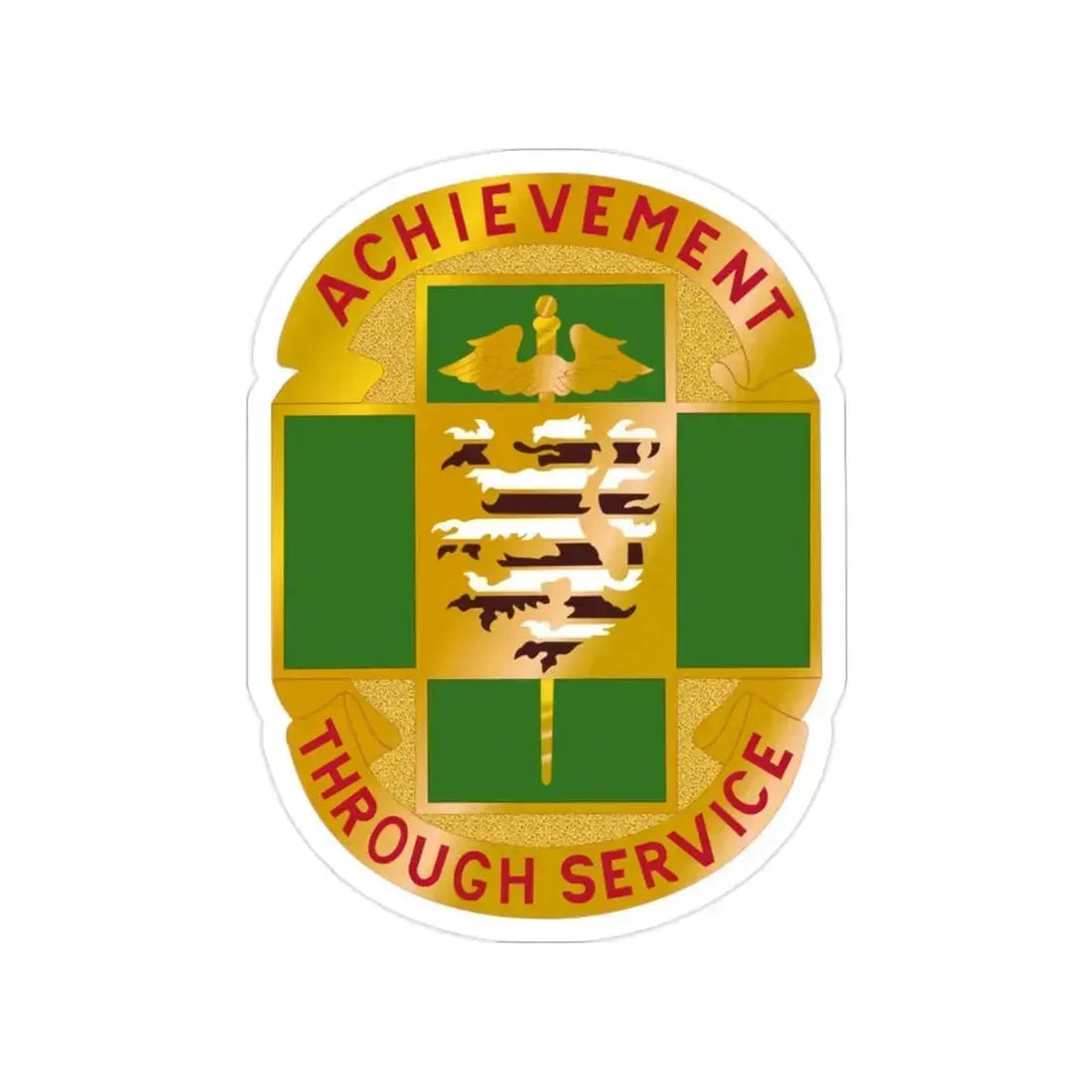 135 Evacuation Hospital (U.S. Army) Transparent STICKER Die-Cut Vinyl Decal 2 Inch - The Sticker Space