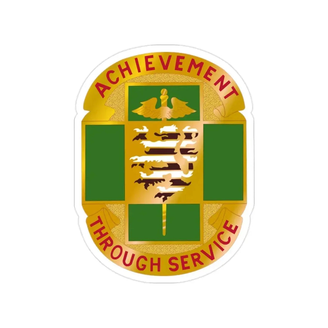 135 Evacuation Hospital (U.S. Army) Transparent STICKER Die-Cut Vinyl Decal - The Sticker Space