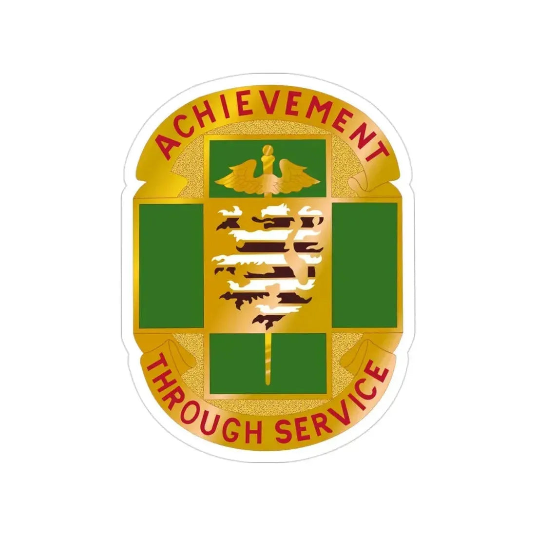 135 Evacuation Hospital (U.S. Army) Transparent STICKER Die-Cut Vinyl Decal - The Sticker Space