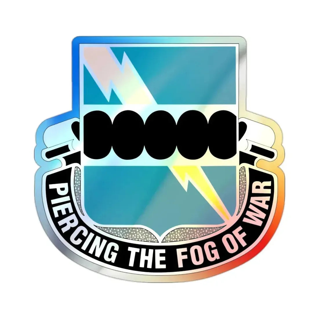 135 Military Intelligence Battalion (U.S. Army) Holographic STICKER Die-Cut Vinyl Decal - The Sticker Space