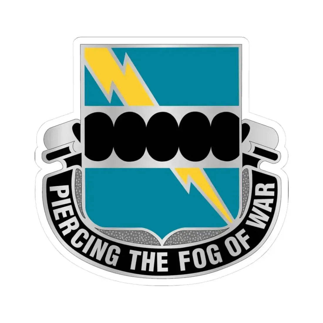 135 Military Intelligence Battalion (U.S. Army) STICKER Vinyl Kiss-Cut Decal 3 Inch White - The Sticker Space