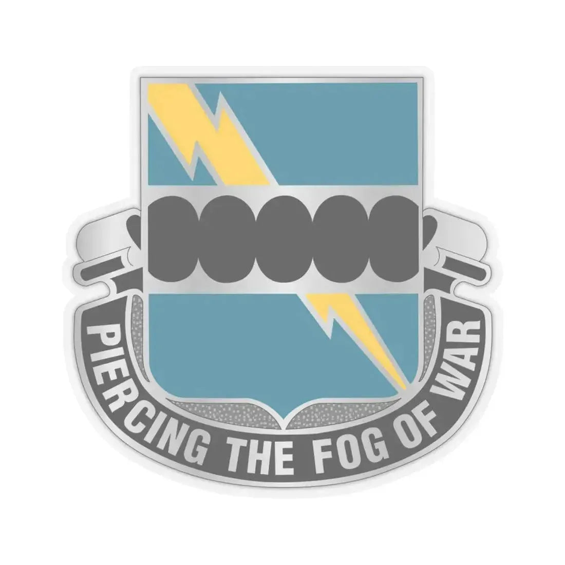 135 Military Intelligence Battalion (U.S. Army) STICKER Vinyl Kiss-Cut Decal 6 Inch Transparent - The Sticker Space