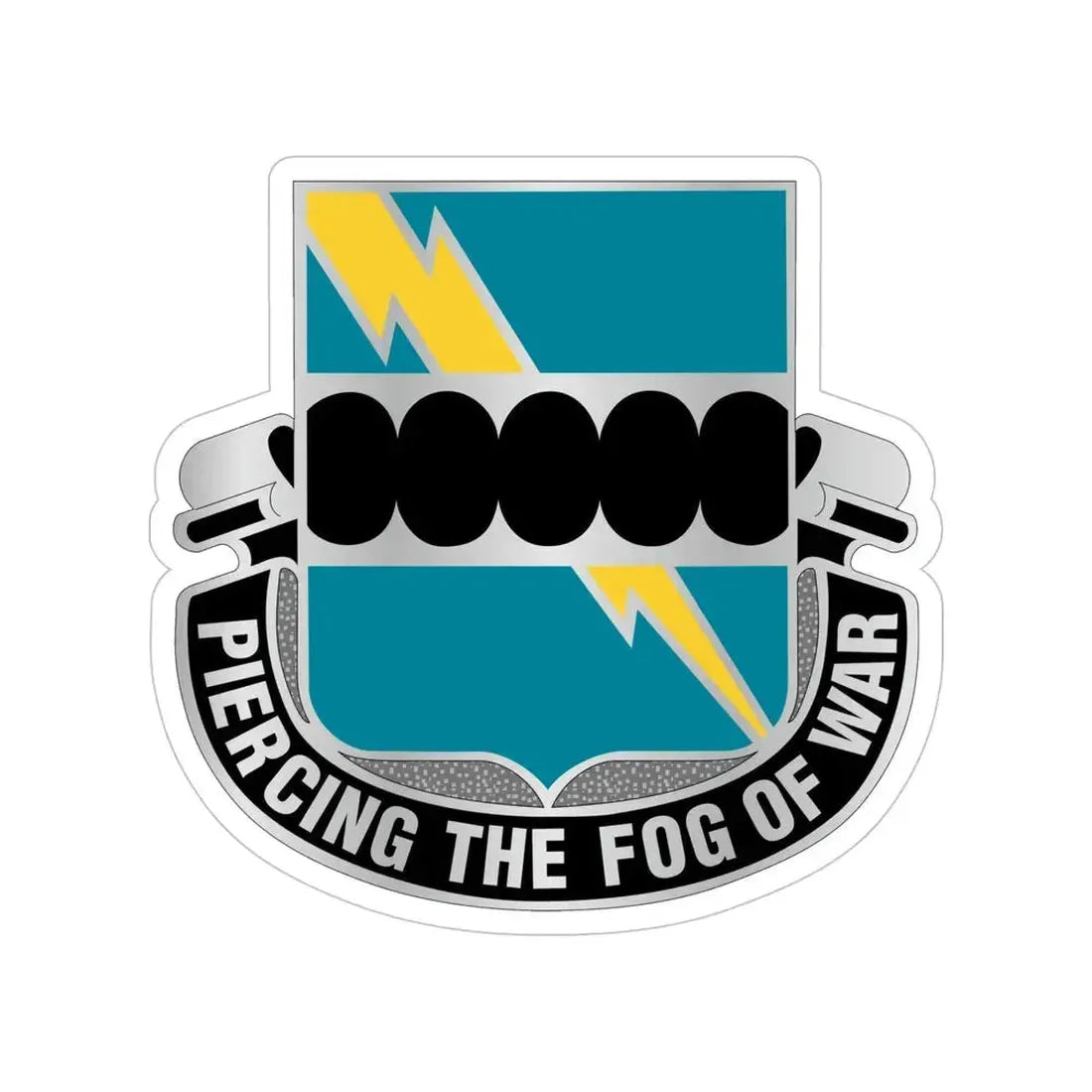 135 Military Intelligence Battalion (U.S. Army) Transparent STICKER Die-Cut Vinyl Decal 5 Inch - The Sticker Space