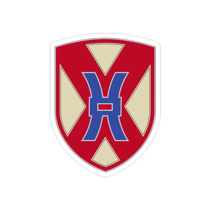 135 Sustainment Command (U.S. Army) REVERSE PRINT Transparent Die-Cut STICKER 2 Inch Die-Cut Transparent - The Sticker Space