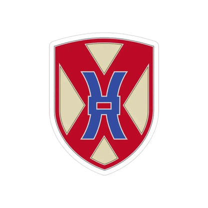 135 Sustainment Command (U.S. Army) REVERSE PRINT Transparent Die-Cut STICKER 3 Inch Die-Cut Transparent - The Sticker Space