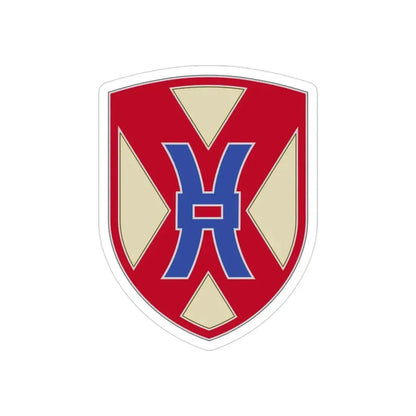 135 Sustainment Command (U.S. Army) REVERSE PRINT Transparent Die-Cut STICKER - The Sticker Space