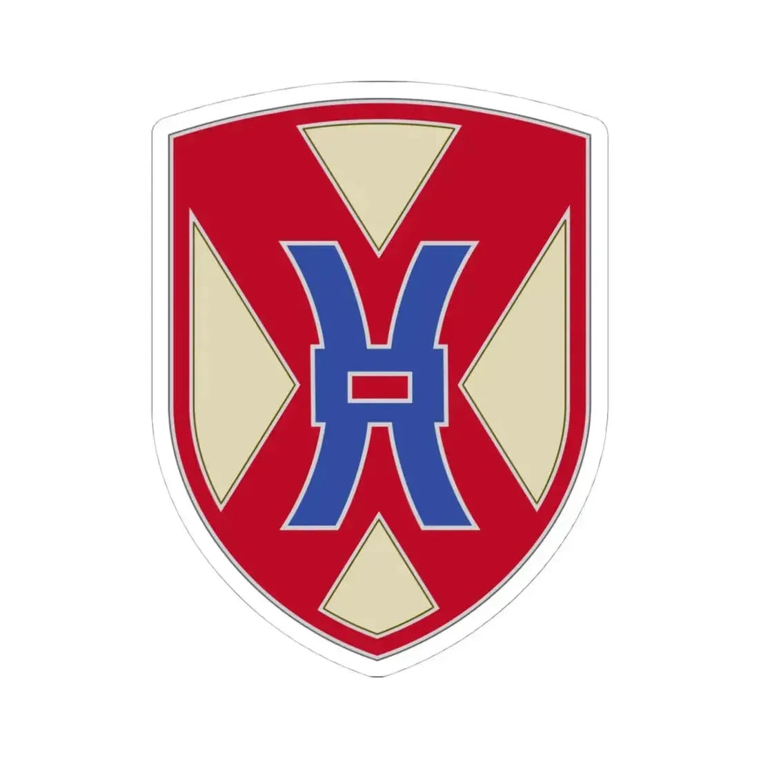 135 Sustainment Command (U.S. Army) STICKER Vinyl Kiss-Cut Decal 4 Inch White - The Sticker Space