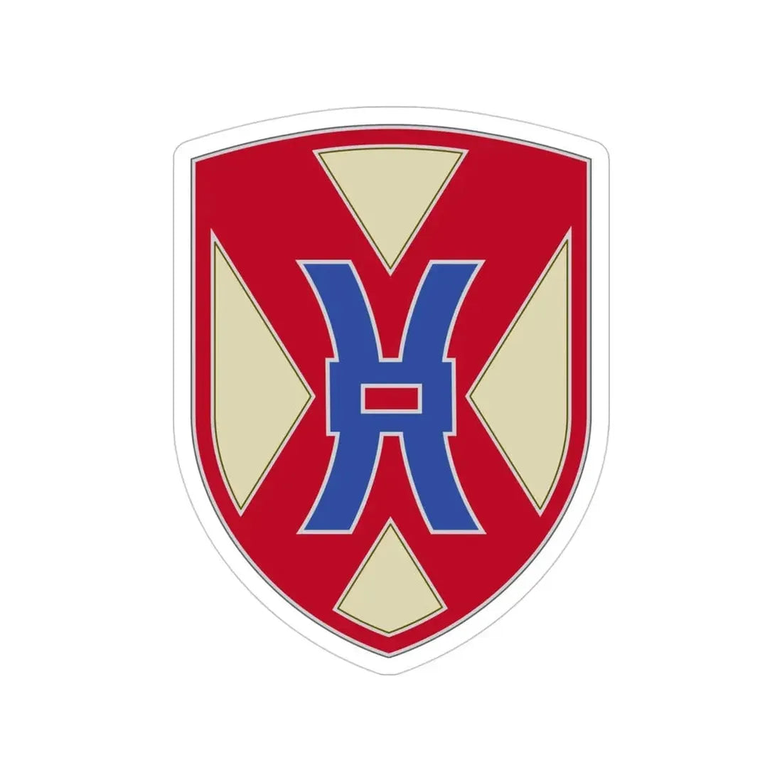 135 Sustainment Command (U.S. Army) Transparent STICKER Die-Cut Vinyl Decal 4 Inch - The Sticker Space