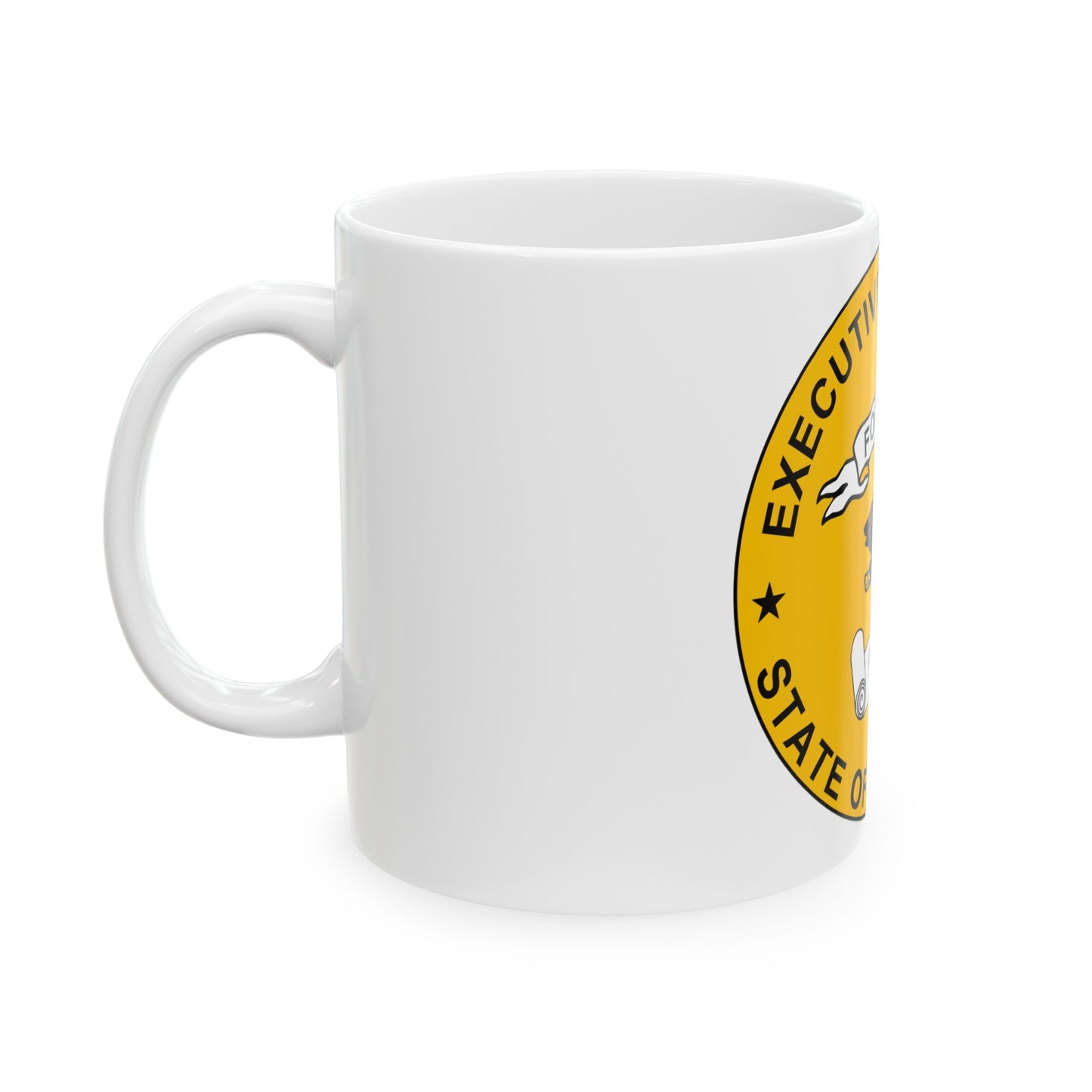 Privy Seal of Wisconsin - White Coffee Mug-The Sticker Space