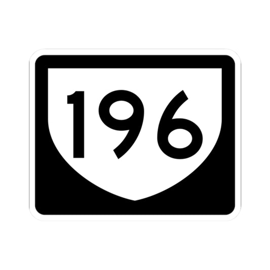 PR urban primary 196 (Puerto Rico) (Road Sign) STICKER Vinyl Kiss-Cut Decal
