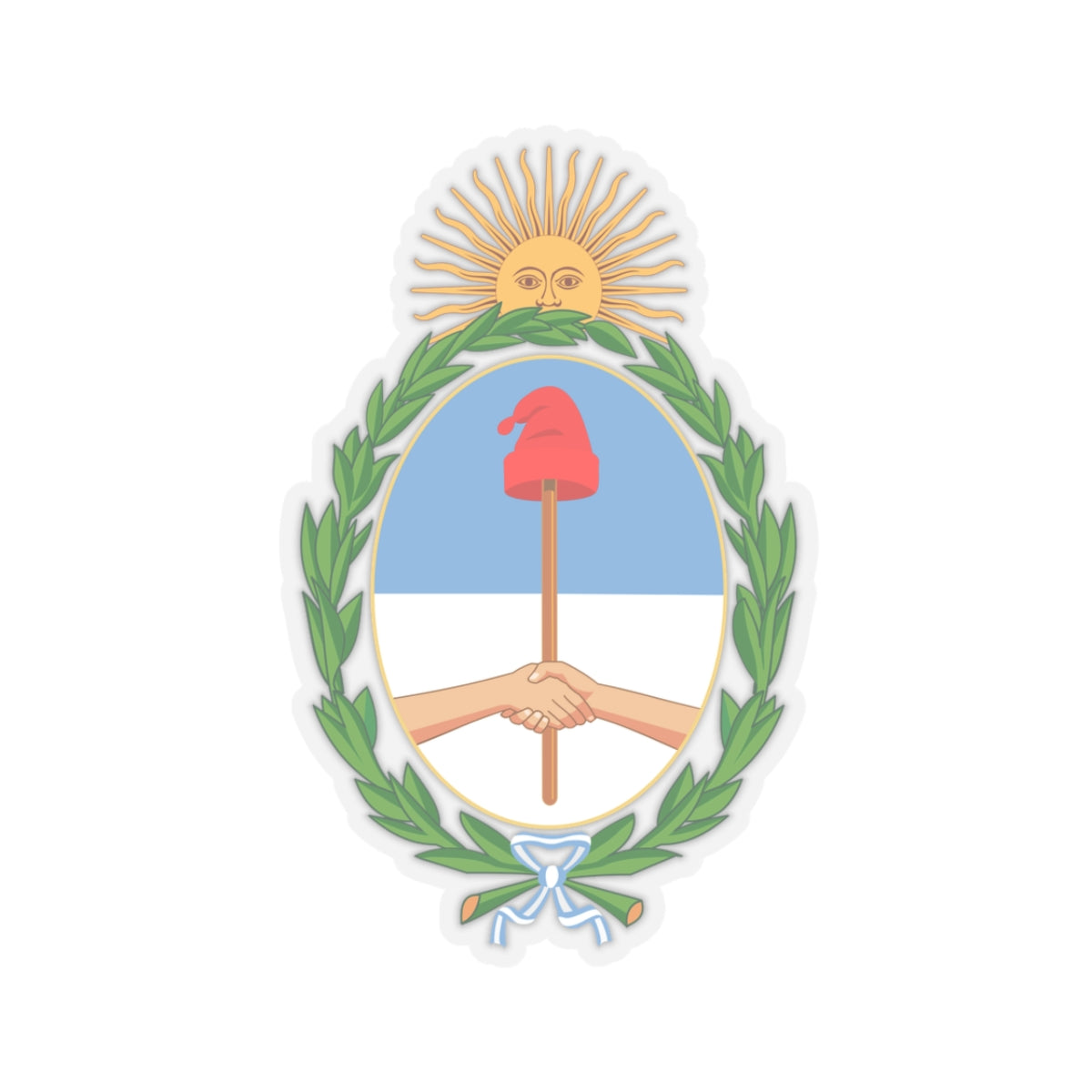 Coat of Arms Coat of arms of Argentina Argentina - STICKER Vinyl Kiss-Cut Decal