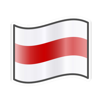 Nuvola Belarus flag 1991 (Belarus) STICKER Vinyl Kiss-Cut Decal