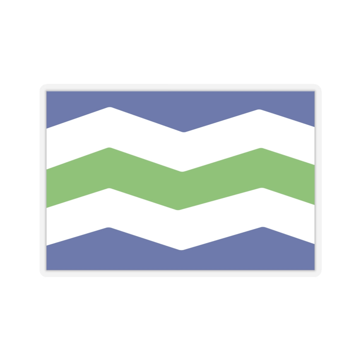 Flag of Burlington, Vermont - STICKER Vinyl Kiss-Cut Decal