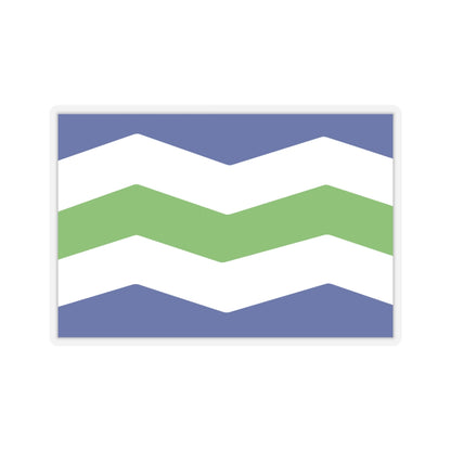 Flag of Burlington, Vermont - STICKER Vinyl Kiss-Cut Decal