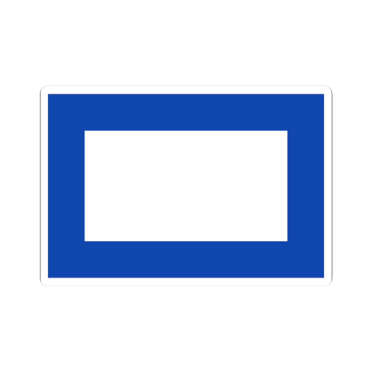 Flag maritime malaga (Spain) STICKER Vinyl Kiss-Cut Decal