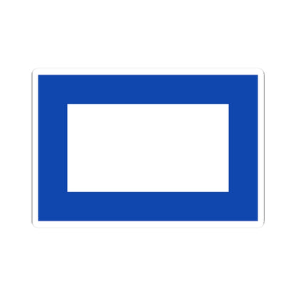 Flag maritime malaga (Spain) STICKER Vinyl Kiss-Cut Decal