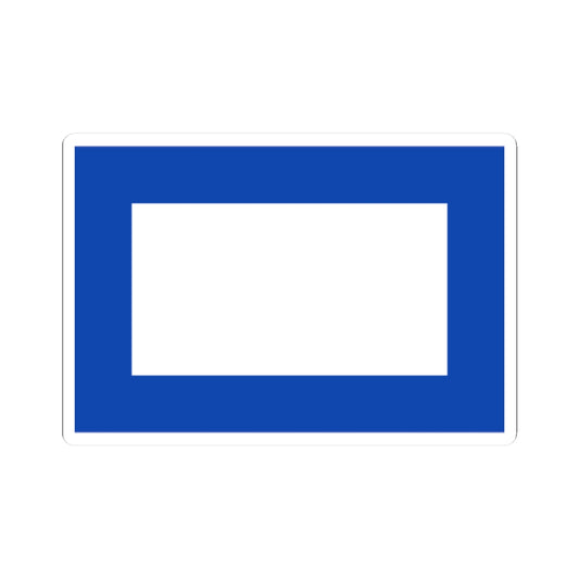 Flag maritime malaga (Spain) STICKER Vinyl Kiss-Cut Decal