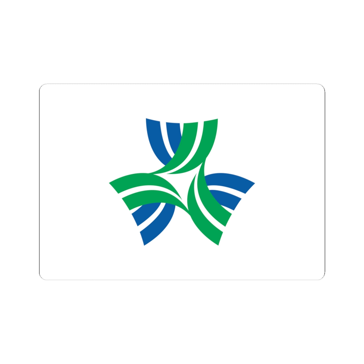 Flag of Yurihama Tottori (Japan) STICKER Vinyl Kiss-Cut Decal