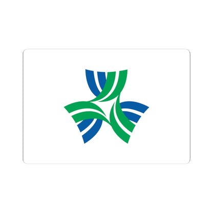 Flag of Yurihama Tottori (Japan) STICKER Vinyl Kiss-Cut Decal