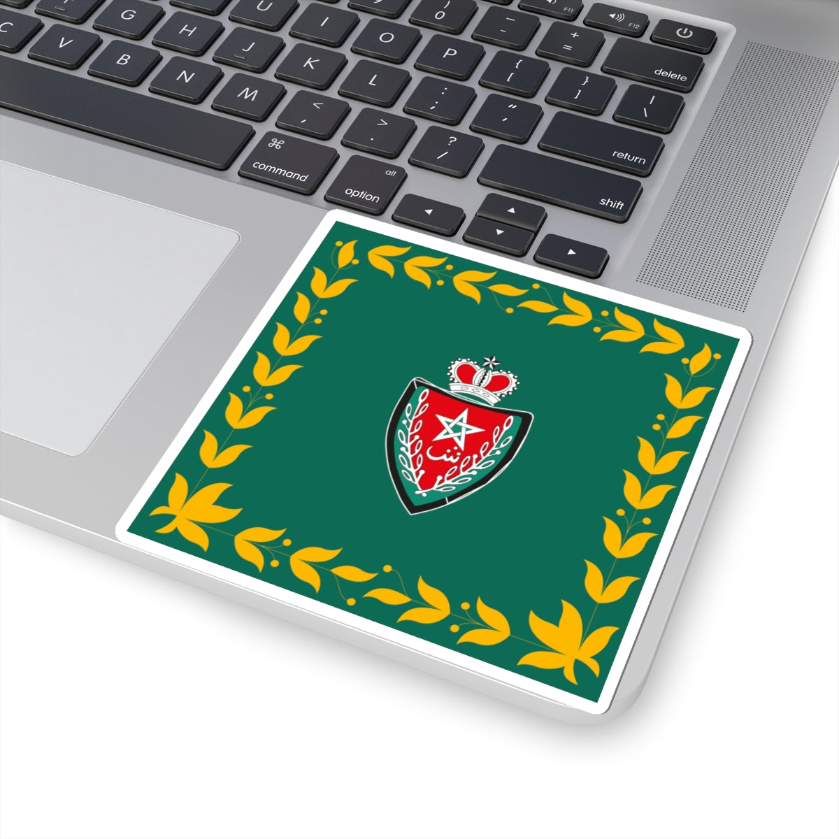 Flag of the DGSN (Morocco) STICKER Vinyl Kiss-Cut Decal