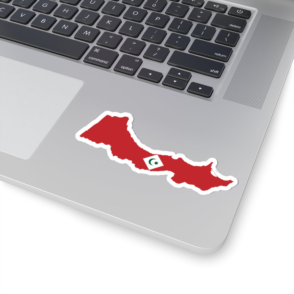 Flag map of Rif (Morocco) STICKER Vinyl Kiss-Cut Decal