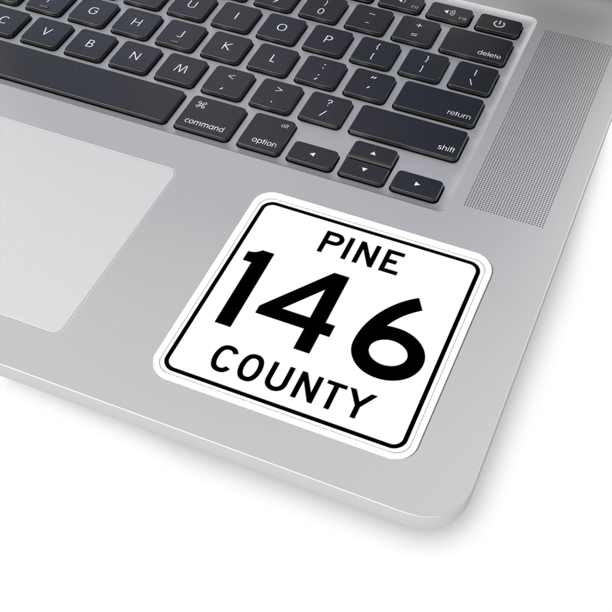 Pine County Route 146 MN (Minnesota) (Road Sign) STICKER Vinyl Kiss-Cut Decal