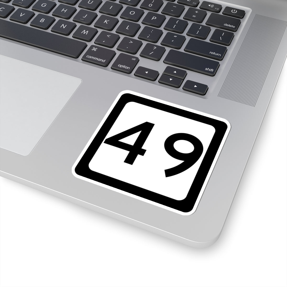 WV-49 (Virginia) (Road Sign) STICKER Vinyl Kiss-Cut Decal