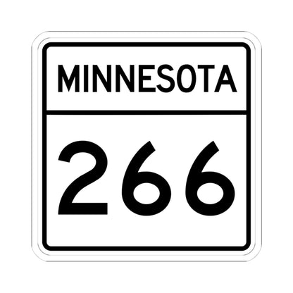 MN-266 1948 (Minnesota) (Road Sign) STICKER Vinyl Kiss-Cut Decal