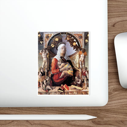 ZOPPO, Marco - Madonna and Child with Angels (Artwork) STICKER Vinyl Die-Cut Decal